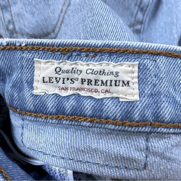 Levi’s 501° Original Sport Stripe Cropped Women’s Jeans - Picture 16 of 16